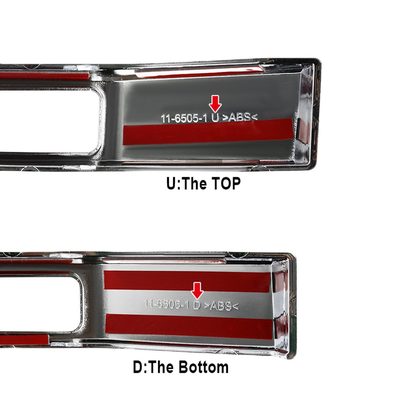 2017-2018 Ford F-250/F-350/F-450/F-550 SuperDuty Chrome ABS Grille Overlay