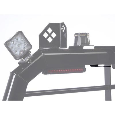 Merritt Under Mount Work Light Bracket Only - Gloss Aluminum 7256-102
