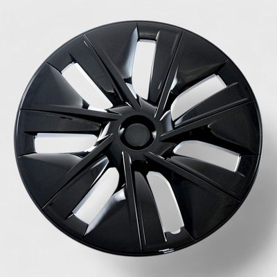2020-2024 Tesla Y Wheel Cover Hubcaps Set Gloss Black 4Pcs ABS Plastic