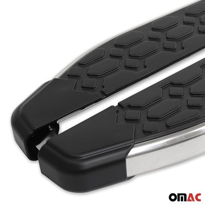 2023-2026 Mercedes GLC Class X254 Running Boards Side Steps Silver & Black