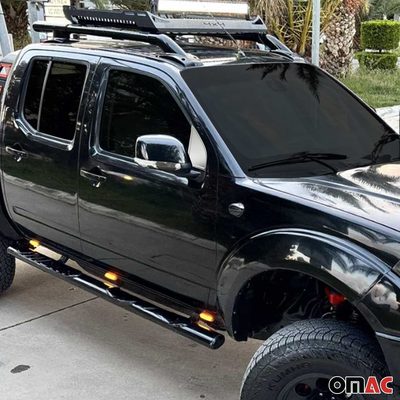 2005-2012 Nissan Pathfinder Window Molding Trim Streamer Stainless Steel Silver 2 Pcs