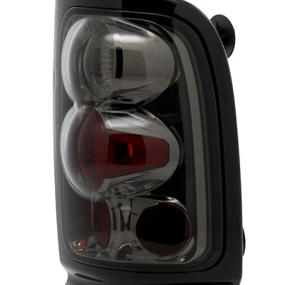 1994-2002 Dodge RAM Tail Lights Chrome Housing/Smoke Lens