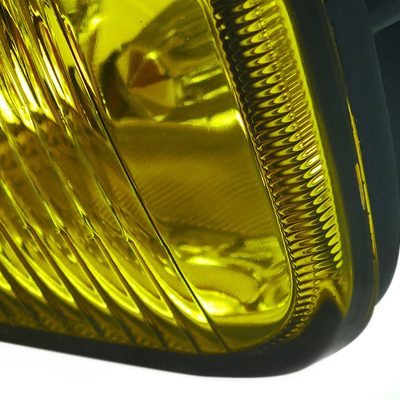 1996-1998 Honda Civic H3 Fog Lights Kit Chrome Housing/Yellow Lens
