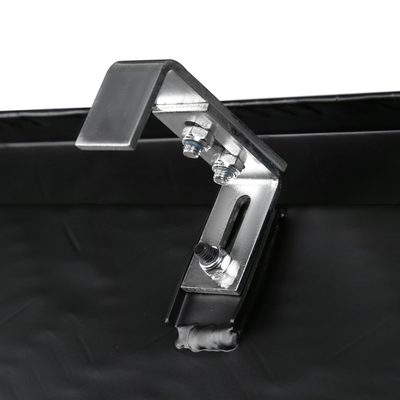 Universal 44" Heavy Duty Black Aluminum Tool Box w/ Side Handles Lock & Keys
