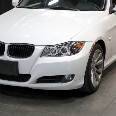 2006-2008 BMW E90 3 Series Sedan Dual Halo Headlights LED Light Chrome