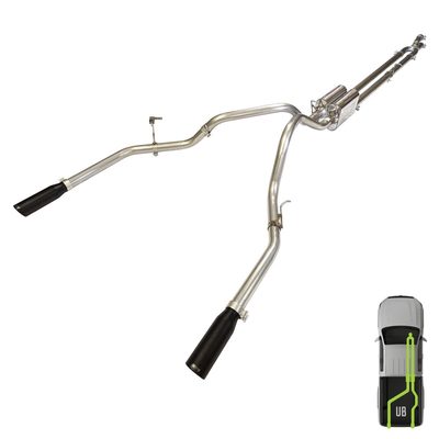 Ford, 2011 - 2016, 6.2L, Stainless - MPI Exhaust Cat-Back Dual Stainless Kits