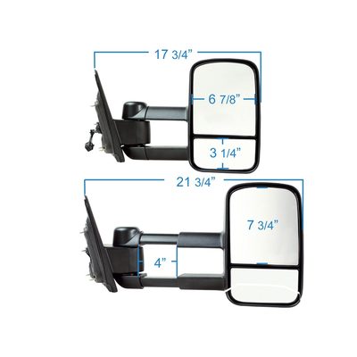 Fits 2014-2019 Chevy Silverado/GMC Sierra 1500, 2015-2018 Silverado/Sierra 2500/3500 (KSR-62147G)
