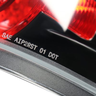 2003-2005 Toyota 4Runner Tail Lights Matte Black Housing/Clear Lens