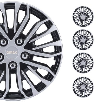 16" Wheel Covers for Ford Transit 150 250 350 2015-2025 Black Silver 4x Hub Caps