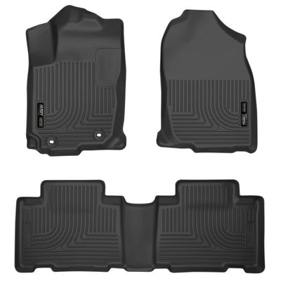 Tapetes Husky Weatherbeater 1ra y 2da Fila color Negro para Rav4 13-16