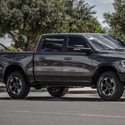 2019-2024 Dodge RAM 1500 Textured Rivet Style Fender Flares Wheel Protector