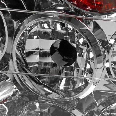 2006-2011 Honda Civic Sedan Tail Lights Chrome Housing/Clear Lens