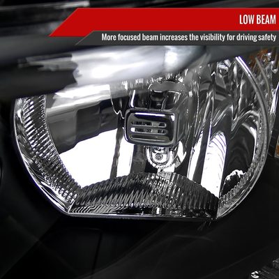 2007-2013 Chevy Silverado 1500/ 2500HD 3500HD Factory Headlights Matte Black