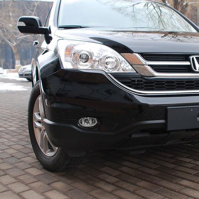 2010-2011 Honda CR-V H11 Fog Lights Kit w/Switch & Wiring Harness Chrome/Clear