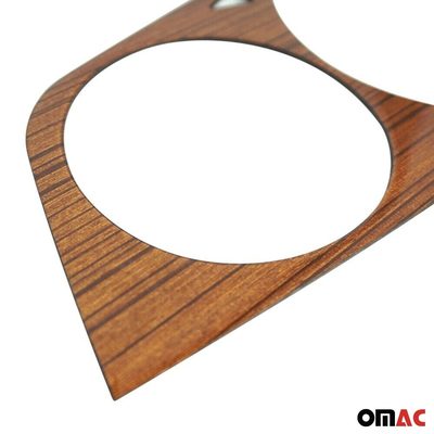 Dash Speedometer Frame for Mercedes S Class W126 1979-1991 Wood Walnut 1Pc