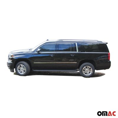 2015-2020 Chevrolet Suburban Stainless Rear Window Set 2 Pcs