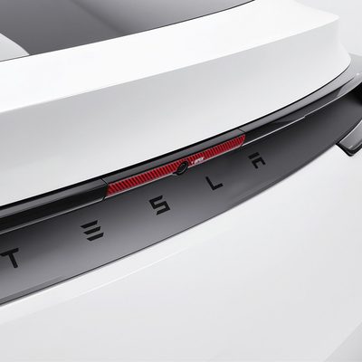 Model Y Juniper Rear Trunk Button Sticker | Flexible Urethane Carbon Fiber