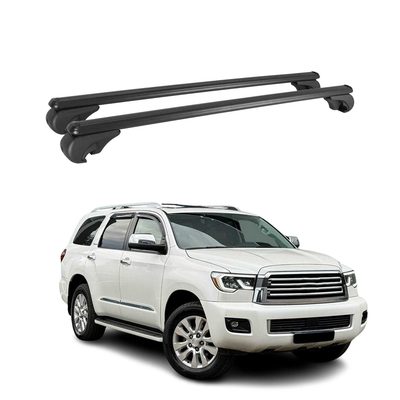 2008-2022 Toyota Sequoia Roof Rack Cross Bars Black