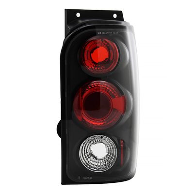 1998-2001 Ford Explorer Mercury Mountaineer Tail Lights Matte Black/Clear Lens