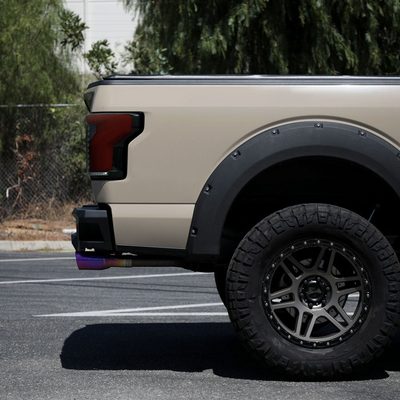 2015-2017 Ford F-150 Turn Signal Animated Red LED Bar Tail Lights Black/Smoke