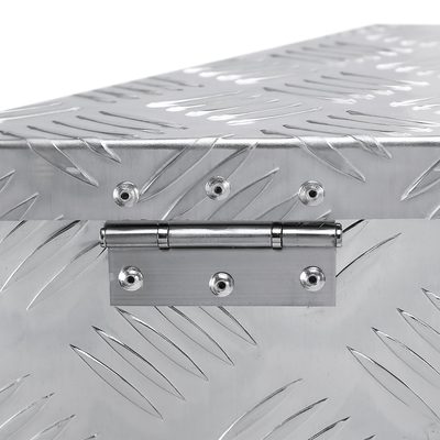 Universal 15~28" Heavy Duty Alu Truck Trailer Tongue Tool Box w/Lock & Keys