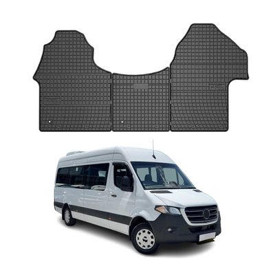 2019-2026 Mercedes Sprinter W907 910 Floor Mats Liners Full Set All Weather Rubber