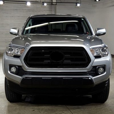 2020-2024 Toyota Tacoma Grille Overlay Gloss Black 1Pcs ABS Plastic