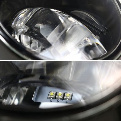 2014-2018 Toyota Tundra SMD LED Projector Fog Lights Kit Chrome/Clear Lens