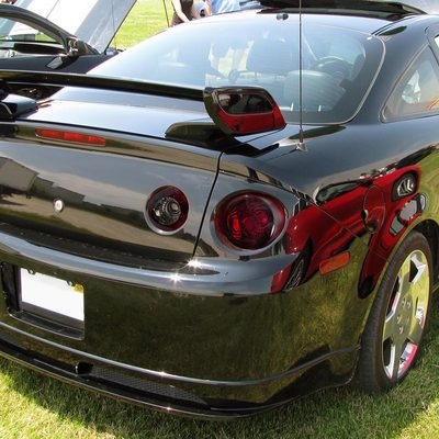 2005-2010 Chevy Cobalt Tail Lights & Trunk Reverse Lights Chrome/Red Smoke