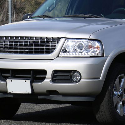 2002-2005 Ford Explorer H10 Fog Lights Chrome Housing/Clear Lens
