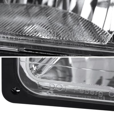 1988-1993 Chevy C/K Blazer/Tahoe/ Sierra/Yukon Headlights Lights Set Chrome