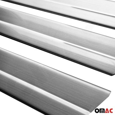 2014-2020 Nissan Rogue Door Sill Scuff Plate Scratch Protector Stainless Steel 4x