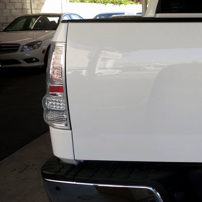 2007-2013 Toyota Tundra LED Tail Lights Chrome Housing/Clear Lens