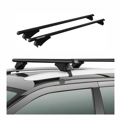 Roof Racks Cross Bars for Audi A4 B9 Avant Allroad 2017-2024 Black Aluminium 2x
