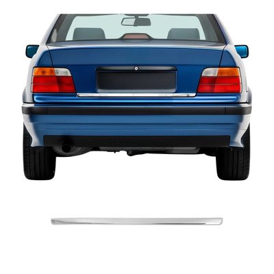 1992-1998 BMW 3 Series E36 Sedan Rear Trunk Molding Trim Stainless Steel