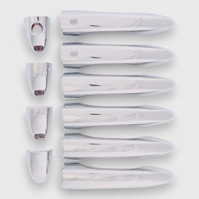 2017-2025 Jeep Compass Door Handle Cover Chrome 10Pcs ABS Plastic