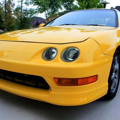 1994-1997 Acura Integra 3DR/4DR Dual Halo Projector Headlights Matt Black