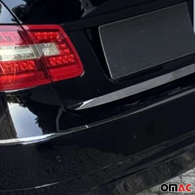 2010-2016 Mercedes E Class W212 Sedan Rear Trunk Molding Trim Stainless Steel