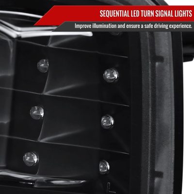 2015-2021 Subaru WRX / WRX STI Front Bumper LED Turn Signal Lights Matt Black