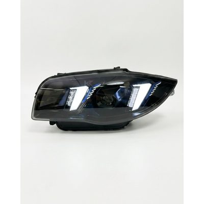 BMW 1 Series E87 Snake Eye Laser LED Headlight Assembly with Dual-Color DRL (Yellow / White) 2004 - 2011 (116i / 118i / 120i / 125i)