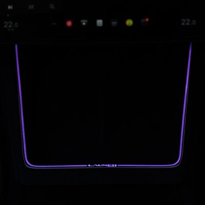 Laser-Carved Ambient Light for Model Y Juniper / YL Wireless Charging Port | TESERY