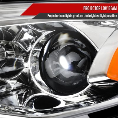2019-2024 Chevy Malibu Factory Style Projector Headlights Chrome/Clear Lens