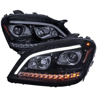 2006-2008 Mercedes Benz W164 ML Class LED Bar Headlights Signal Lights Smoke