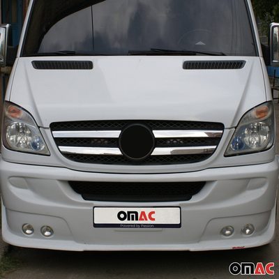2006-2013 Mercedes Sprinter W906 Front Bumper Grill Trim Molding Stainless Steel 4x