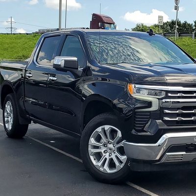 2019-2024 Chevy Silverado 1500 Chrome Manual Fold&Heated Side Mirror Passenger