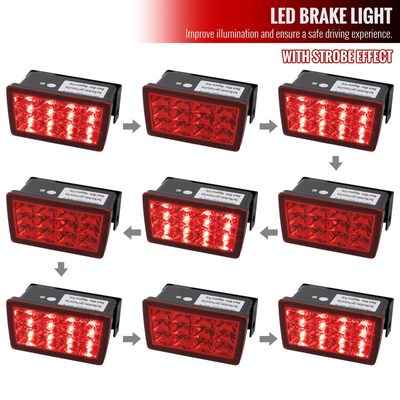 2011-2021 Subaru Impreza WRX STI F1 Style LED 3rd Brake Light Chrome/Red Lens