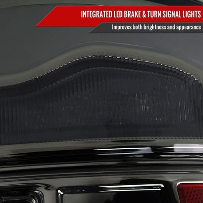 2009-2018 Dodge RAM 1500 2500 3500 LED Bar Tail Lights Chrome/Smoke