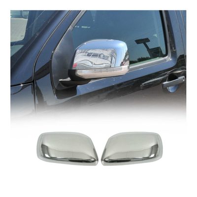 2005-2015 Nissan Xterra Side Mirror Cover Caps Stainless Steel Silver 2 Pcs