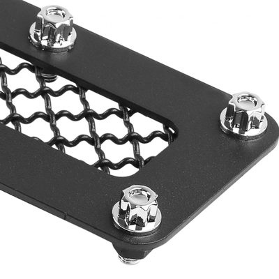 2007-2013 Chevy Silverado 1500/1500HD Rivet Black Steel 3PC Mesh Grille insert