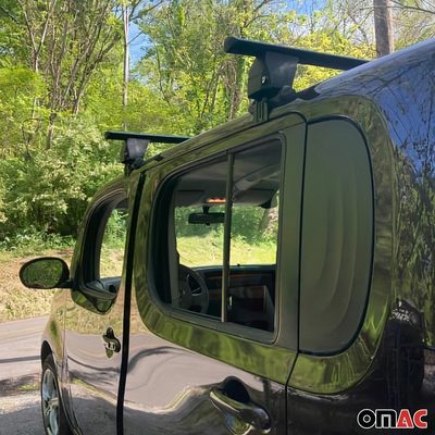 2015-2026 Ford F-150 SuperCab Roof Rack Cross Bars Black Aluminium 2 Pcs